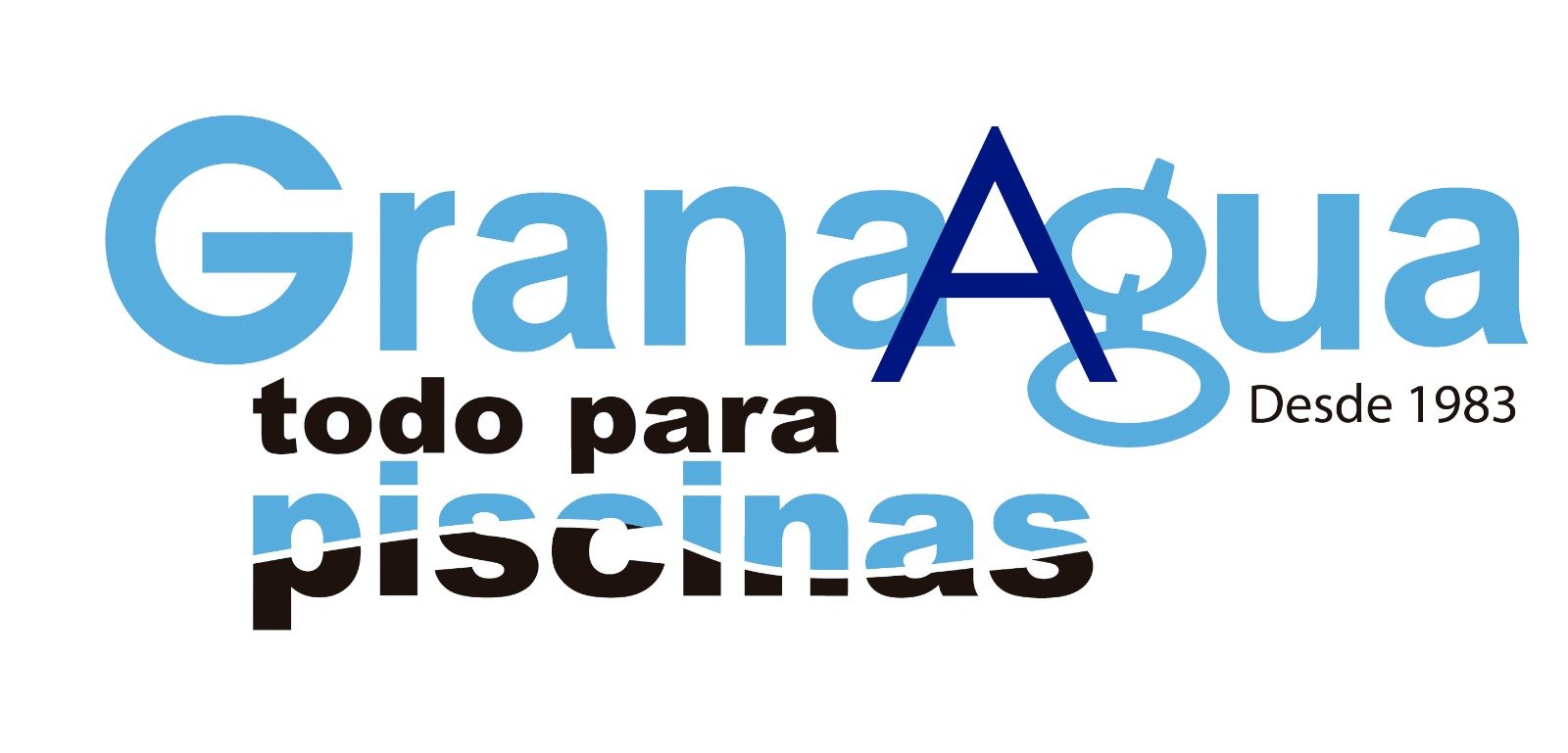 Logotipo Granagua Piscinas - Empresa de servicios y productos de piscinas en Granada
